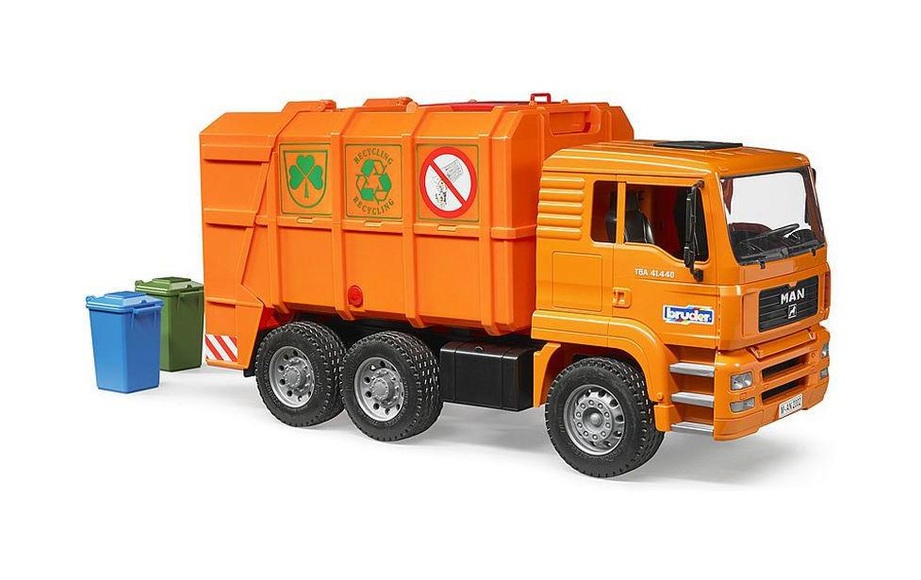 Bruder MAN Hecklader Müll-LKW