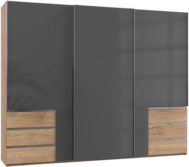 Fresh To Go Schwebetürenschrank »Level«, mit Glastüren