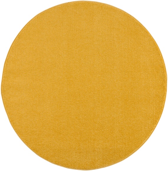 Sanat Teppich »Uni«, rund, 13 mm Höhe, robuster Kurzflorteppich, grosse Farbauswahl