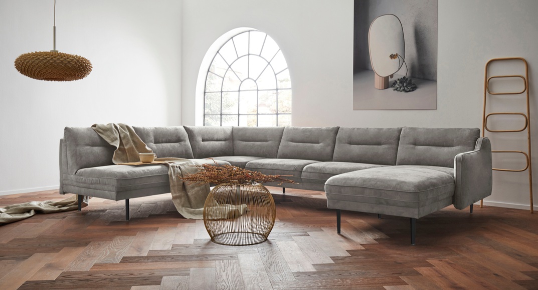 andas Wohnlandschaft »Nordfyn«, edles Design in 3 Bezugsqualitäten, Design by Morten Georgsen