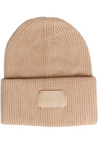 Highlight Company Strickmütze, Feiner Rippenstrick mit breitem Umschlag