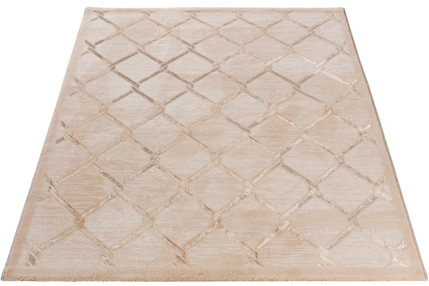 Sehrazat Teppich »Lara 700«, rechteckig, 10 mm Höhe, Hoch-Tief-Struktur, mit Glanz, Wohnzimmer