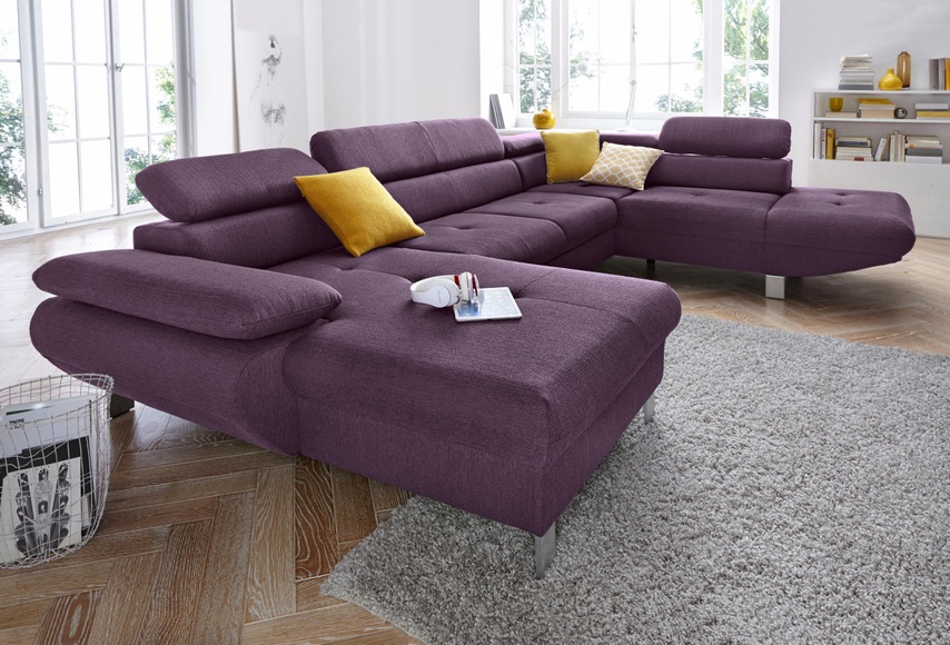 exxpo - sofa fashion Wohnlandschaft, wahlweise mit Bettfunktion