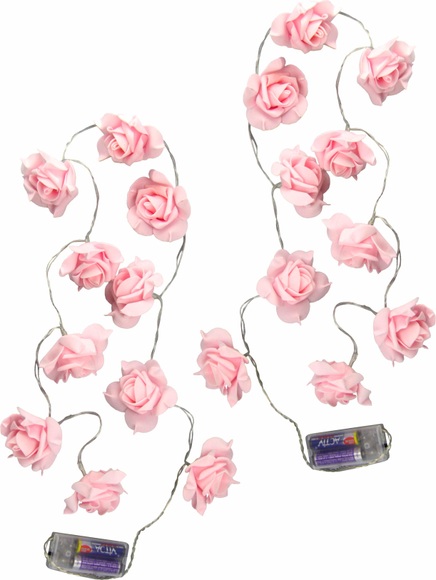 LED-Rosenkette (2er Set)