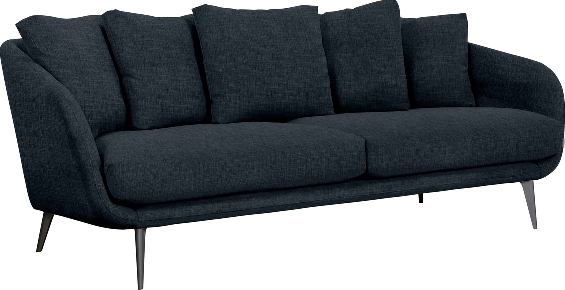 furninova Loungesofa »Asterix Night«, inklusive 5 Rückenkissen, besonders bequem durch Memoryschaum und mit Federn gefüllte Kissen, im skandinavischen Design