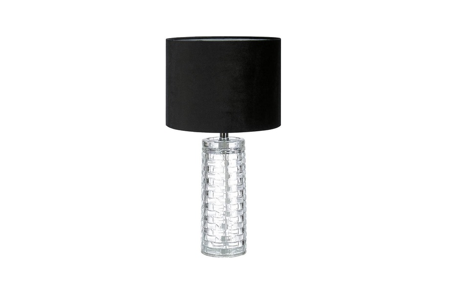 Schwarze Tischlampe Monsieur