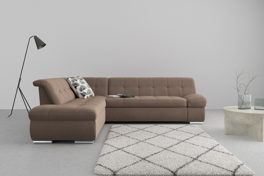 DOMO collection Ecksofa »Mona«, wahlweise mit Bett- und Armlehnfunktion