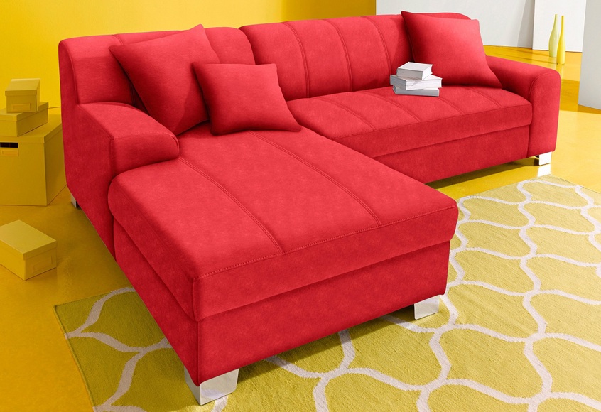INOSIGN Ecksofa, wahlweise mit Bettfunktion