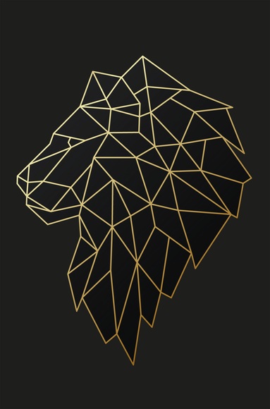 Bönninghoff Leinwandbild, Löwe, (1 St.)