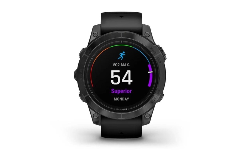 GARMIN epix Pro (Gen2) 47 mm - GPS-Smartwatch (125 - 208 mm, Silikon, Schwarz/Schiefergrau)