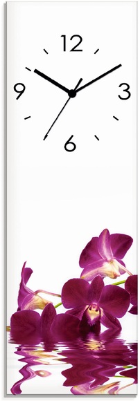 Artland Wanduhr »Phalaenopsis Orchidee«