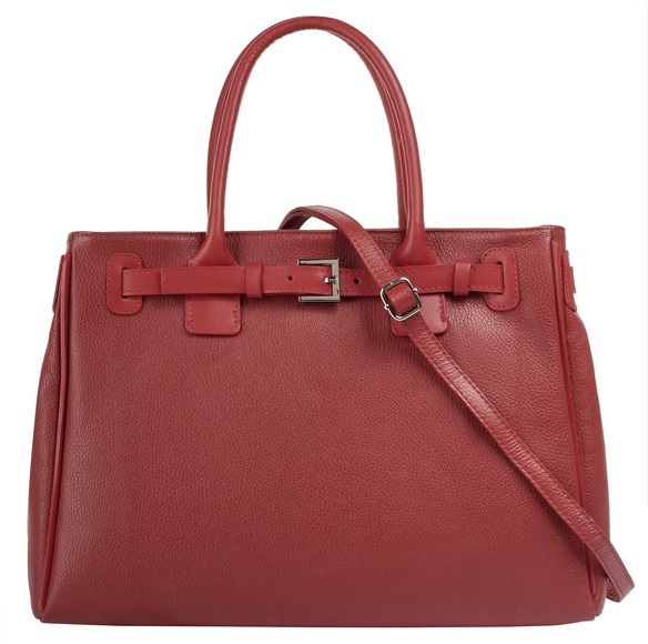 Cluty Henkeltasche, (1 tlg.), echt Leder, Made in Italy