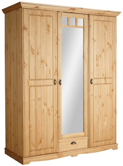 Home affaire Kleiderschrank »Claudia«, aus massiver Kiefer