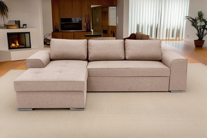 GEPADE Ecksofa »Karla«, inkl. Bettfunktion und Bettkasten