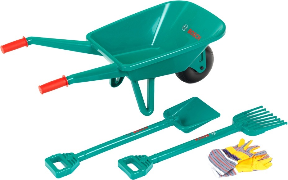 Klein Kinder-Gartenset »Bosch Kinder-Gartenset«, (Set, 4 tlg.), mit Schubkarre, Made in Germany
