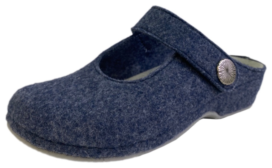 Mubb Pantolette mit 3 Klettverschlüssen