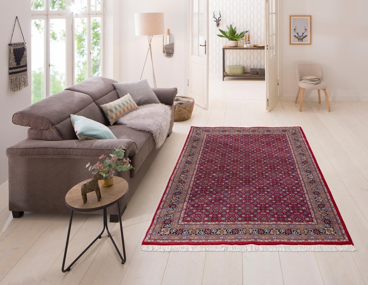 Wollteppich, »Kiara«, Home affaire, rechteckig, Höhe 12 mm, manuell geknüpft
