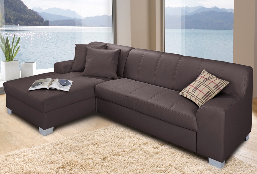 INOSIGN Ecksofa, wahlweise mit Bettfunktion