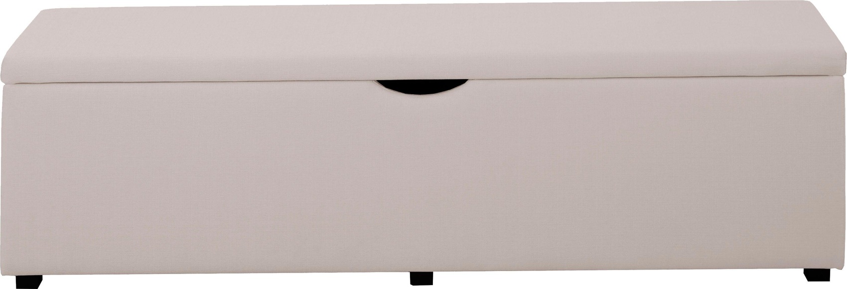 Places of Style Hockerbank »Standard«, mit Stauraum, Breite 120 cm oder 160 cm, auch als Garderobenbank oder Bettbank geeignet
