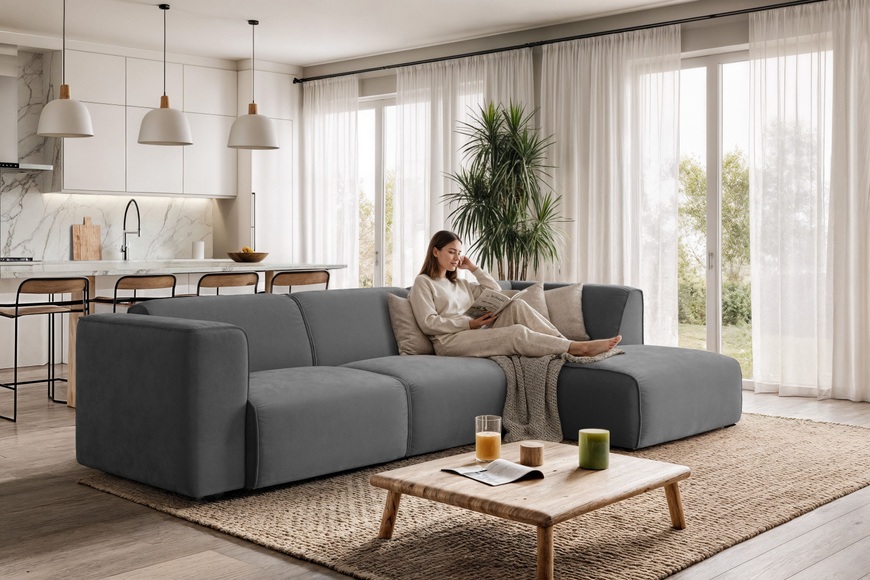 COUCH? Ecksofa »Fettes Polster«, Modulsofa Set, aber auch Module für individuelle Zusammenstellung s. 