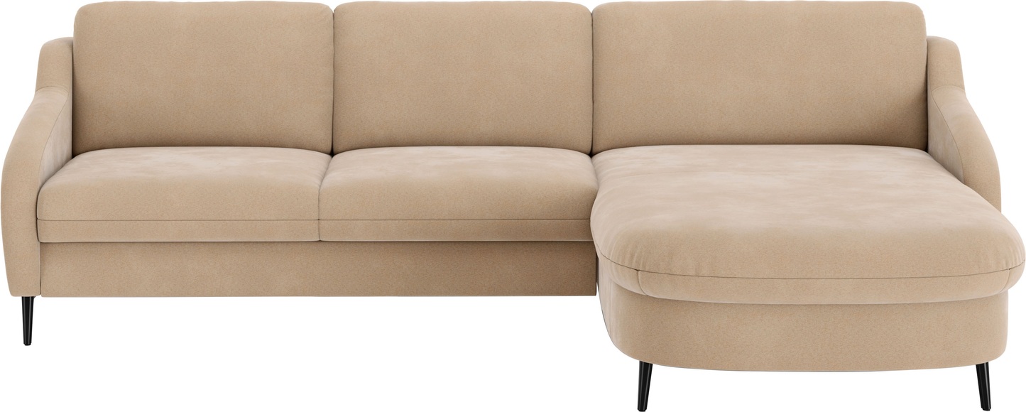 sit&more Ecksofa »Soul L-Form«, wahlweise mit Bettfunktion und Bettkasten oder Schubkasten