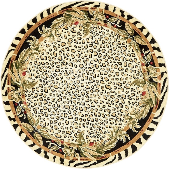 Myflair Möbel & Accessoires Teppich »Jungle«, rund, 8 mm Höhe