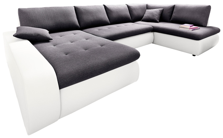 TRENDMANUFAKTUR Wohnlandschaft, wahlweise mit Bettfunktion