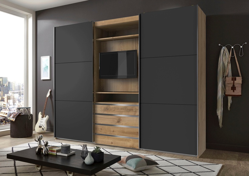 Fresh To Go Schwebetürenschrank »Magic«, mit drehbaren TV-Element