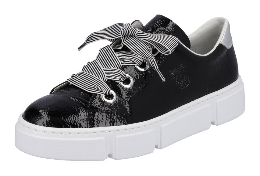 Rieker Sneaker, mit trendigen Schnürsenkeln