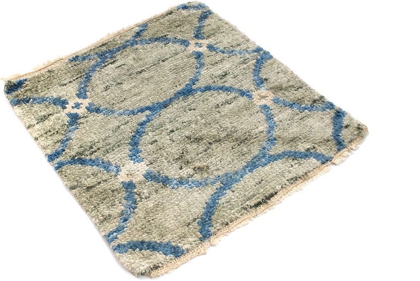 morgenland Teppich »Nepal Teppich handgeknüpft beige«, quadratisch, 18 mm Höhe, Sehr weicher Flor