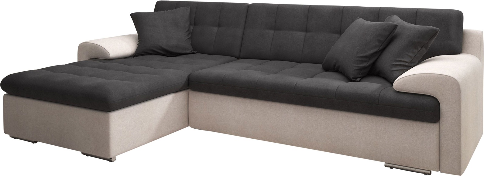 TRENDMANUFAKTUR Ecksofa, wahlweise mit Bettfunktion