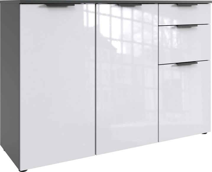 Wimex Kombikommode »level36 D by fresh to go«, mit lackierten Hochglanz-Fronten, soft-close Funktion, 122cm breit