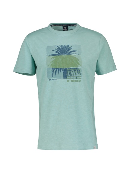 LERROS T-Shirt »LERROS Rundhals T-Shirt mit Fotoprint«