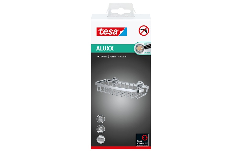 tesa Bad-Utensilienhalter Aluxx
