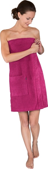 Wewo fashion Kilt »9534«, (1 St.), Saunakilt für Damen, mit Stickerei Sauna
