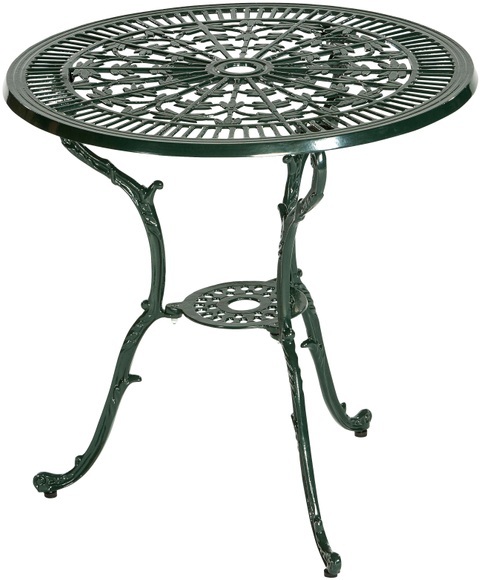 MERXX Gartentisch »Lugano«, Aluminium, Ø 70 cm, grün