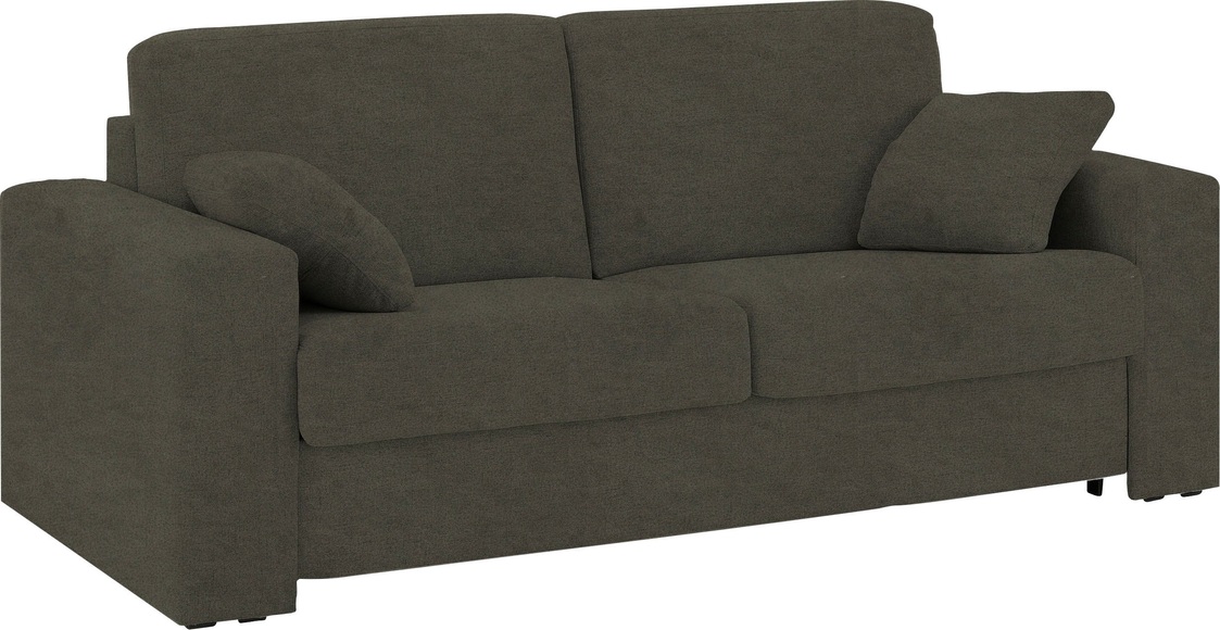 Home affaire Schlafsofa »Roma«, Dauerschlaffunktion, mit Unterfederung, Lattenrost und echter Matratze. Zum Ausfalten in hoher Qualität, in 2 Breiten