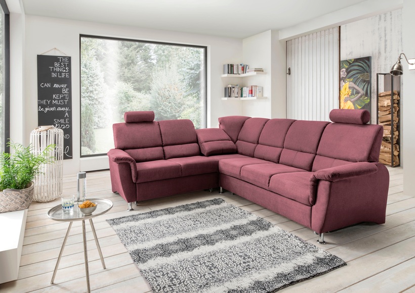 Home affaire Ecksofa »Pisa«, mit Bettfunktion und Bettkasten