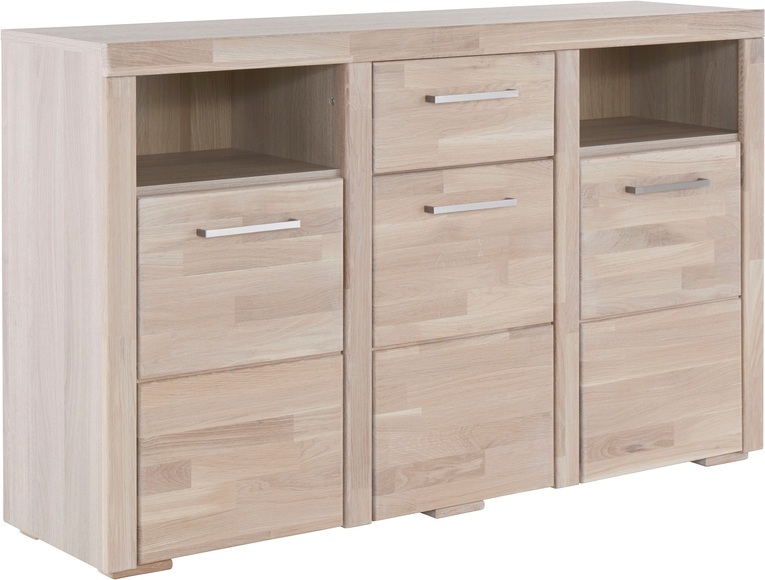 Woltra Sideboard »Falco«, Fronten in Massivholz