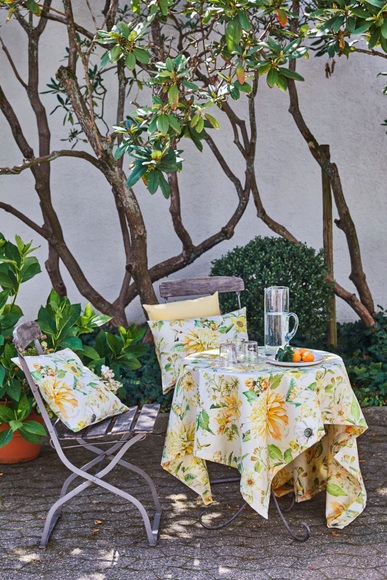APELT - Zierkissen SUMMERTIME - Baumwolle - gelb - 30/50 cm
