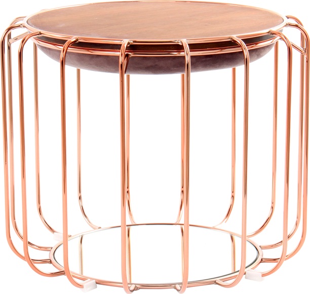 Kayoom Beistelltisch »Beistelltisch / Pouf Comfortable 110«, als Beistelltisch und Hocker nutzbar
