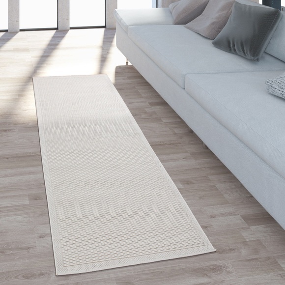 Paco Home Läufer »Timber 125«, rechteckig, 4 mm Höhe, Teppich-Läufer, Flachgewebe, Sisal Optik, In- und Outdoor geeignet, ideal in Diele & Flur