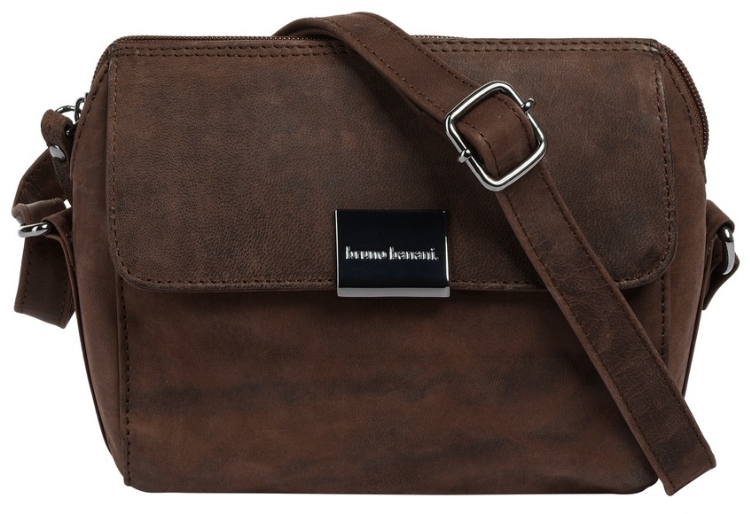 Bruno Banani Umhängetasche, echt Leder