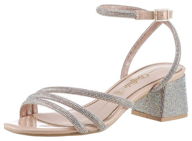 Buffalo Sandalette, in glitzernder Optik