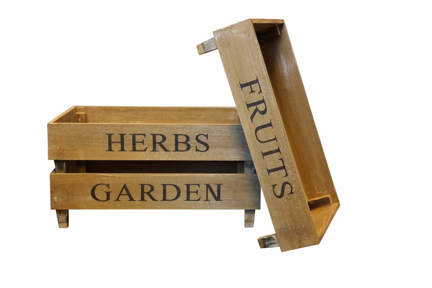 Home affaire Kisten-Set »Fruit Herbs Garden«