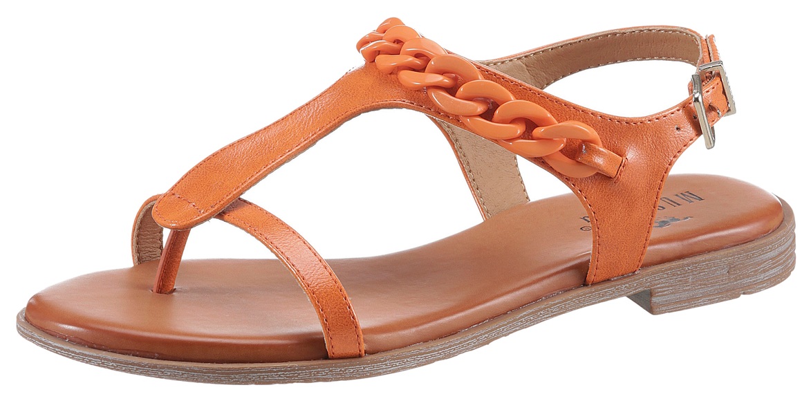 Mustang Shoes Riemchensandale, mit weichem Zehensteg, schmale Form
