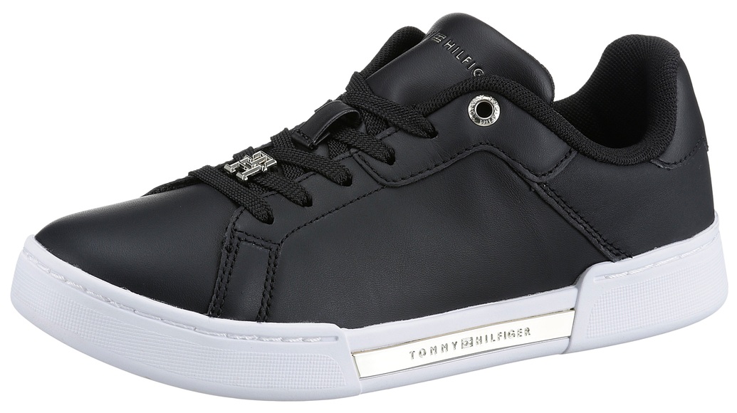 Tommy Hilfiger Sneaker »COURT SNEAKER GOLDEN TH«, mit goldfarbenen Details