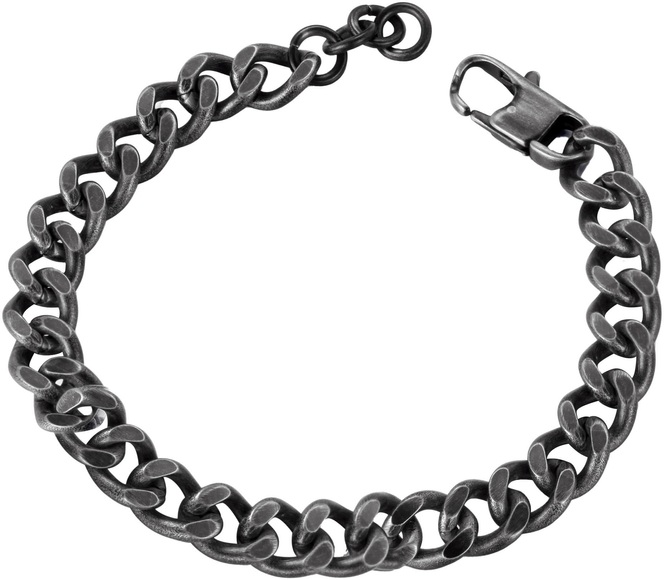 Firetti Armband »Schmuck Geschenk Edelstahl Armschmuck Armkette Panzerkette Vintage«
