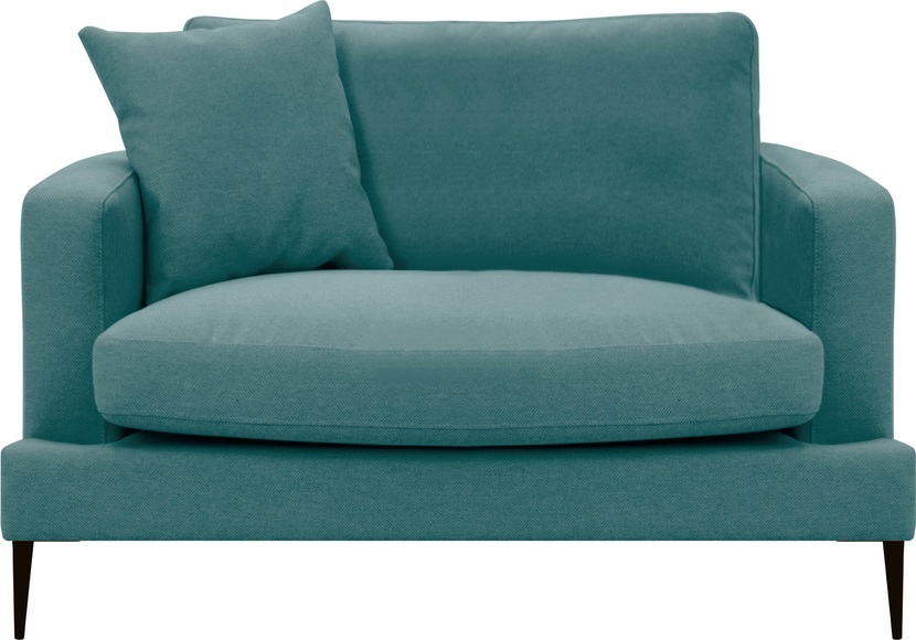 Leonique Sessel »Cozy«, mit Metallbeinen und Zierkissen