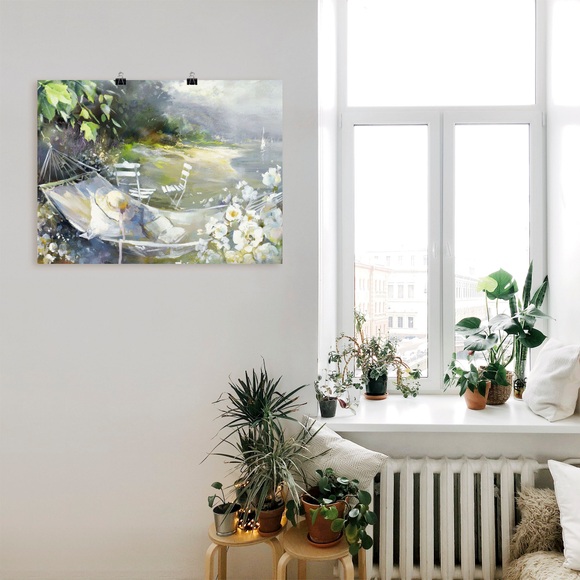 Artland Wandbild »Hängematte in der Nähe des Meeres«